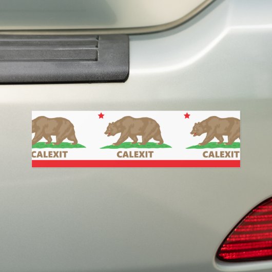 Calexit Bumpersticker (Op auto)