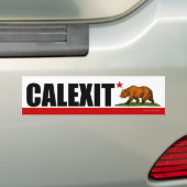 CALEXIT California Beer Flag Bumpersticker (Op auto)