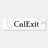 CalExit California Exit Bumpersticker (Voorkant)