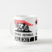 Calexit Californië Koffiemok (Voorkant links)