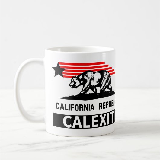 Calexit Californië Koffiemok (Links)
