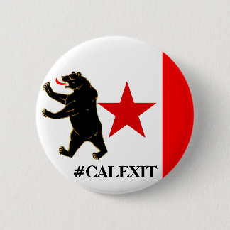 Calexit Historische Storm vlag Politieke Button