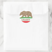 Calexit Ronde Sticker (Tas)