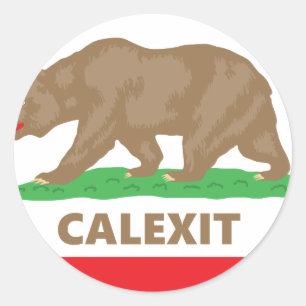 Calexit Ronde Sticker