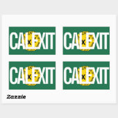CALEXIT State of Jefferson Rechthoekige Sticker (Vel)