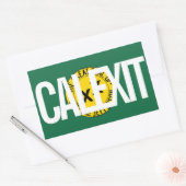 CALEXIT State of Jefferson Rechthoekige Sticker (Envelop)
