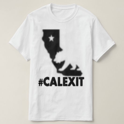 Calexit-T-shirt T-shirt (Design voorkant)