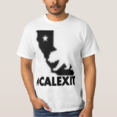 Calexit-T-shirt T-shirt (Voorkant)