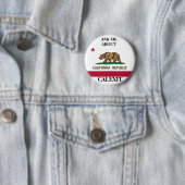 Calexit Vraag me politieke Button (In situ)