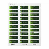 Calf en melkurine etiket (Full Sheet)