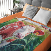 Calf Koe Pasture Fleece Deken