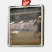 Calf Roping, Calgary Stampede Metalen Ornament (Links)