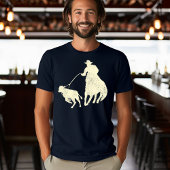 Calf Roping Cowboy T-shirt