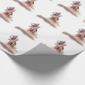 Calf Roping Gift Wrapping Paper Cadeaupapier (Hoek)