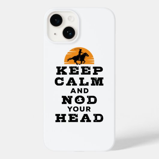 Calf Roping Team Roper houdt de knoop van uw hoofd Case-Mate iPhone Case (Achterkant)