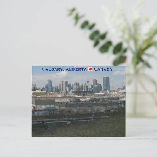 Calgary Alberta Briefkaart (Staand voorkant)
