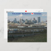 Calgary Alberta Briefkaart (Voorkant / Achterkant)