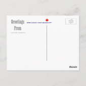 Calgary Alberta Briefkaart (Achterkant)