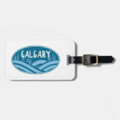 Calgary Alberta buiten Bagagelabel (Voorkant horizontaal)