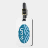 Calgary Alberta buiten Bagagelabel (Voorkant verticaal)