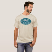 Calgary Alberta Buitenactiviteiten T-shirt (Voorkant volledig)