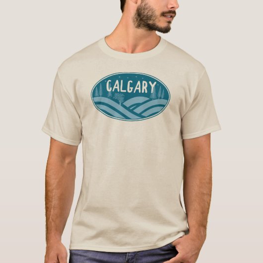 Calgary Alberta Buitenactiviteiten T-shirt (Voorkant)