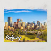 Calgary, Alberta, Canada Briefkaart (Voorkant)