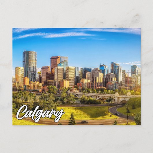 Calgary, Alberta, Canada Briefkaart (Voorkant)