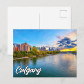 Calgary, Alberta, Canada Briefkaart (Voorkant / Achterkant)