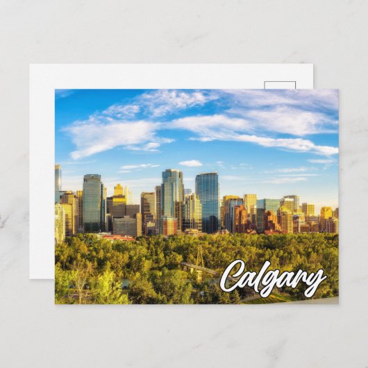 Calgary, Alberta, Canada Briefkaart (Voorkant / Achterkant)