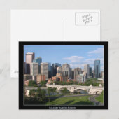 Calgary Alberta Canada Downtown Skyline Uitzicht Briefkaart (Voorkant / Achterkant)