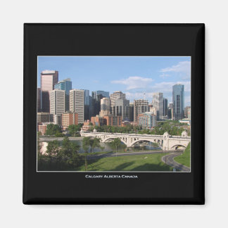Calgary Alberta Canada Downtown Skyline Uitzicht Magneet