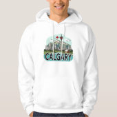 Calgary Alberta Canada Hoodie (Voorkant)