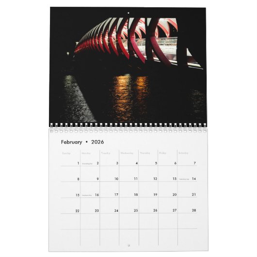 Calgary, Alberta, Canada Kalender (Feb 2026)