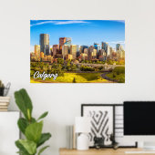 Calgary, Alberta, Canada Poster (Thuiskantoor)