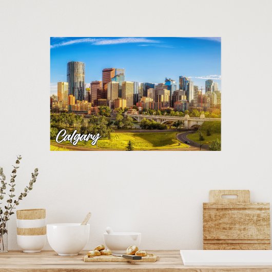 Calgary, Alberta, Canada Poster (Keuken)