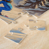 Calgary Alberta Canada Skisouvenirs jaren 50 Legpuzzel (Zijkant)