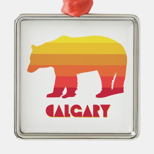 Calgary Alberta Rainbow Beer Metalen Ornament (Voorkant)