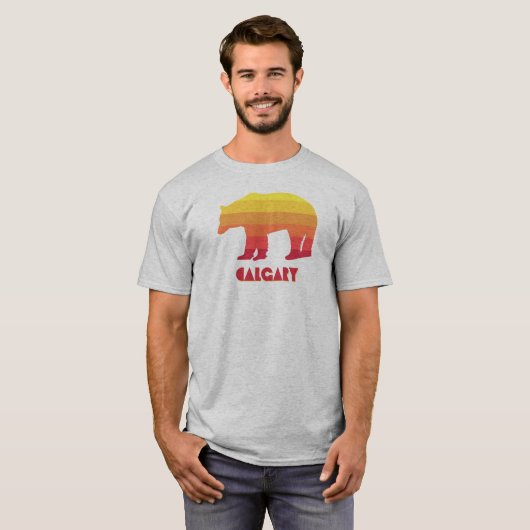Calgary Alberta Rainbow Beer T-shirt (Voorkant volledig)