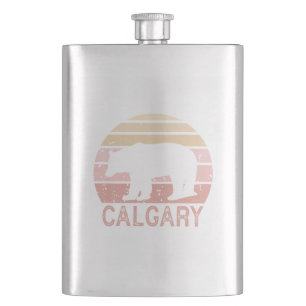 Calgary Alberta Retro Beer Flacon