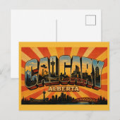 Calgary Alberta Rodeo & Energie Briefkaart (Voorkant / Achterkant)