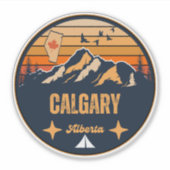 Calgary, Alberta Sticker (Voorkant)