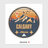 Calgary, Alberta Sticker (Vel)