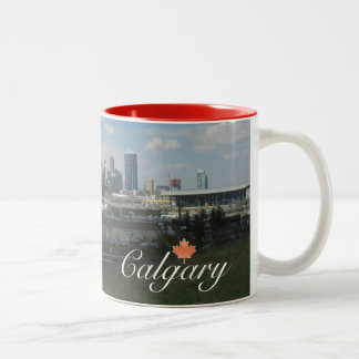 Calgary Alberta Tweekleurige Koffiemok