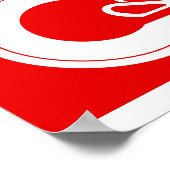 Calgary, Alberta vlag Poster (Hoek)