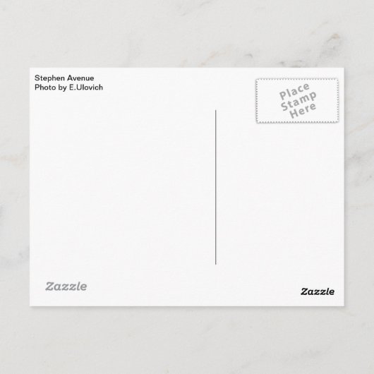 Calgary Briefkaart (Achterkant)