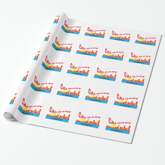 Calgary Cadeaupapier (Uitgerold)