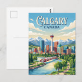 Calgary, Canada Briefkaart (Voorkant / Achterkant)