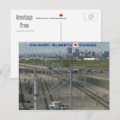 Calgary Canada Briefkaart (Voorkant / Achterkant)