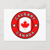 Calgary Canada Briefkaart (Voorkant)